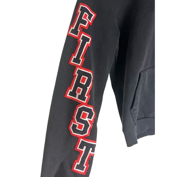 First Row Sweatshirt Hoodie Black Small Multicolor y2k Whimsygoth Streetwear - Picture 4 of 10